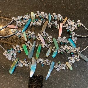 Absolutely gorgeous natural stones one of the kind necklace